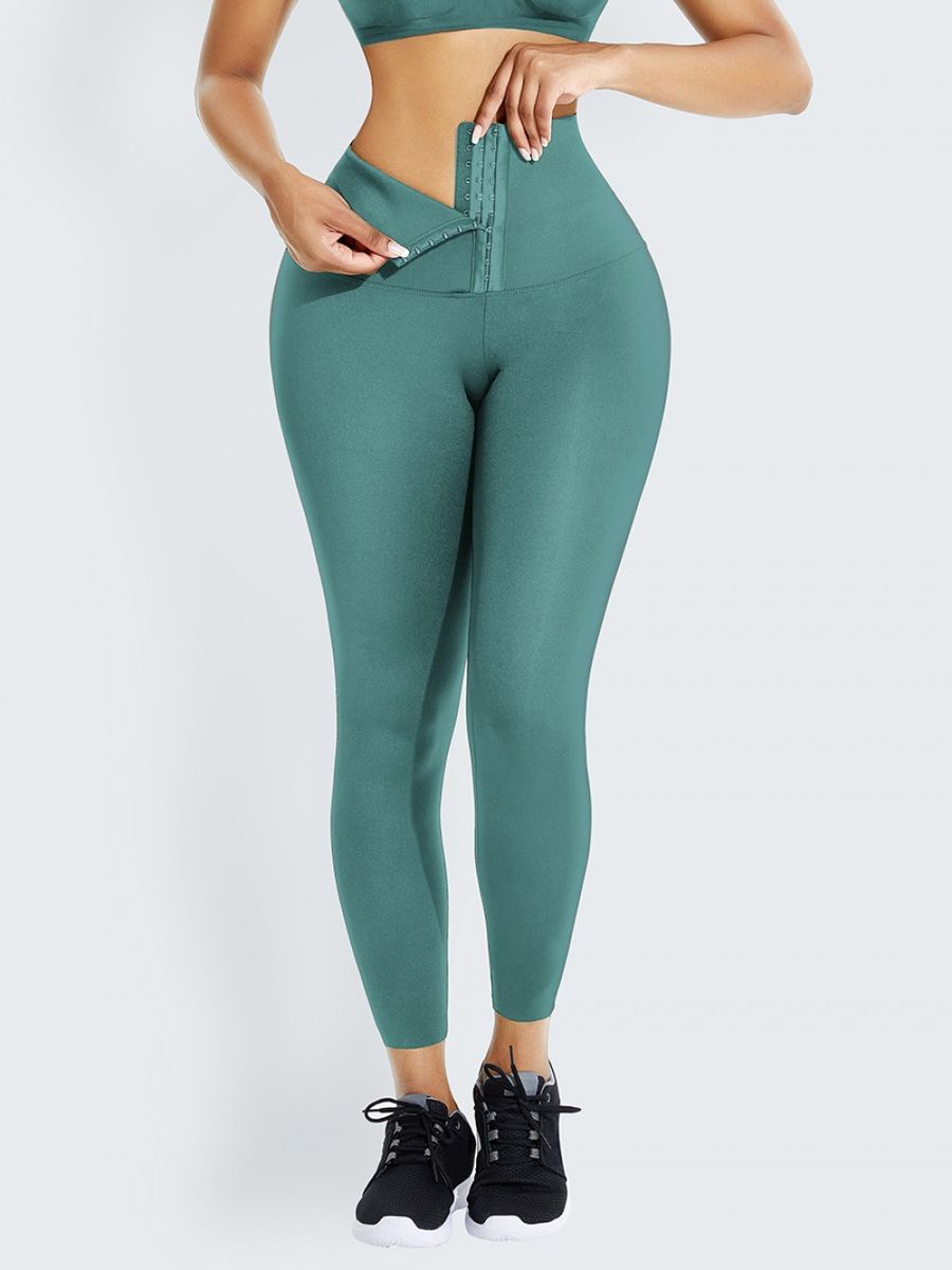 WAIST TRAINER LEGGINGS ( TEAL)