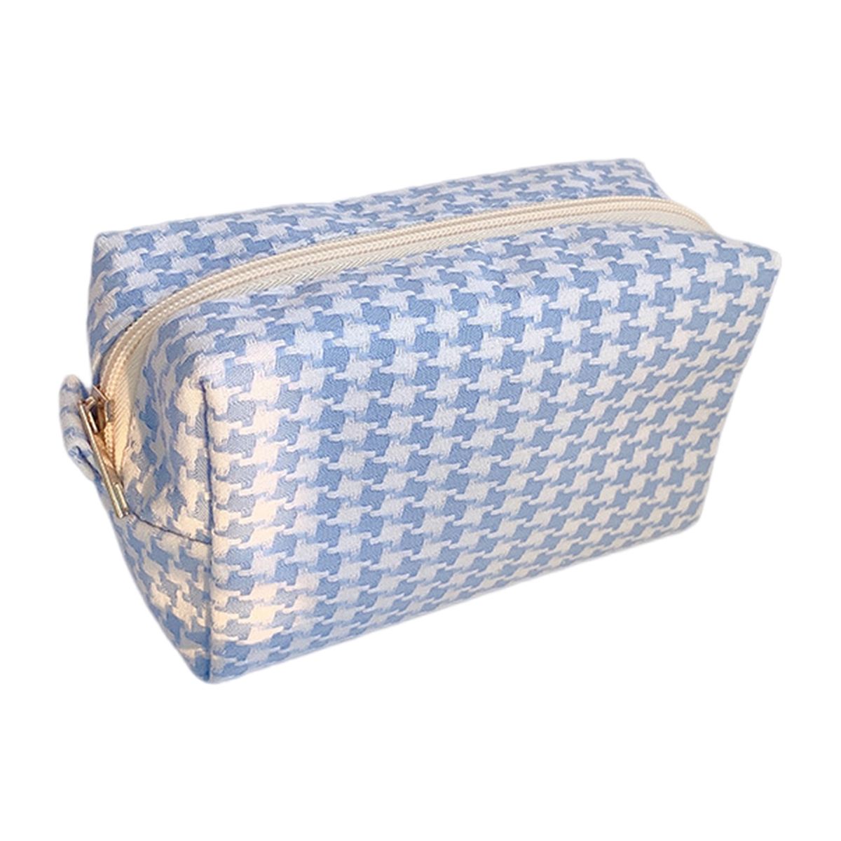 Stationery Bag Women Travel Makeup Bag Organizer Blue