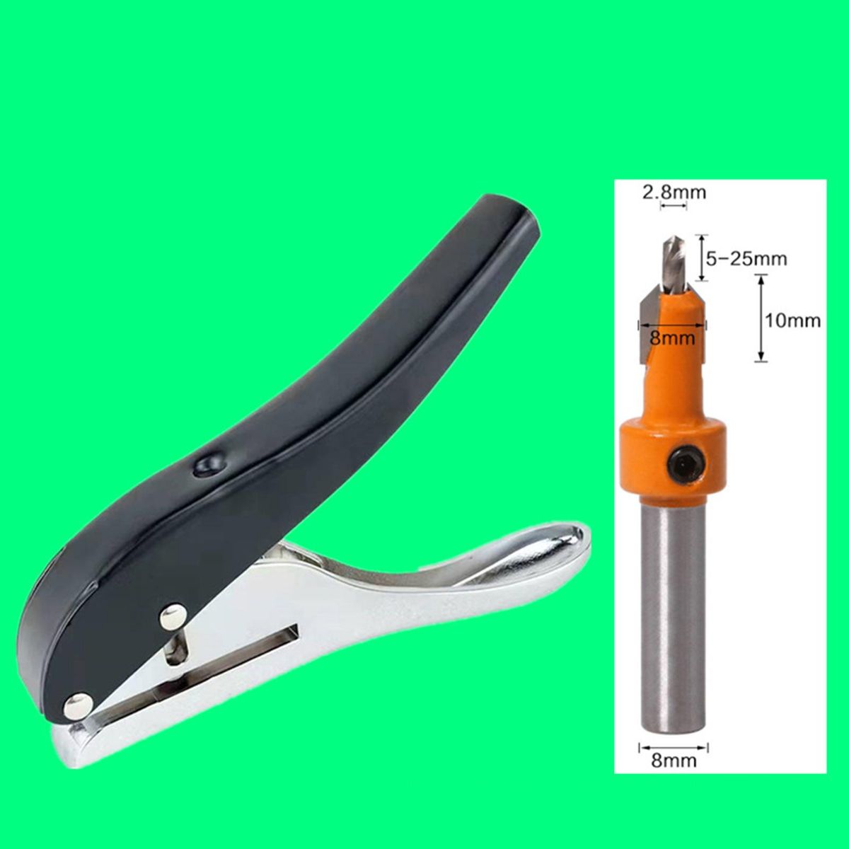 Manual Edge And Puncher  Hand Tool Sturdy Flexible B