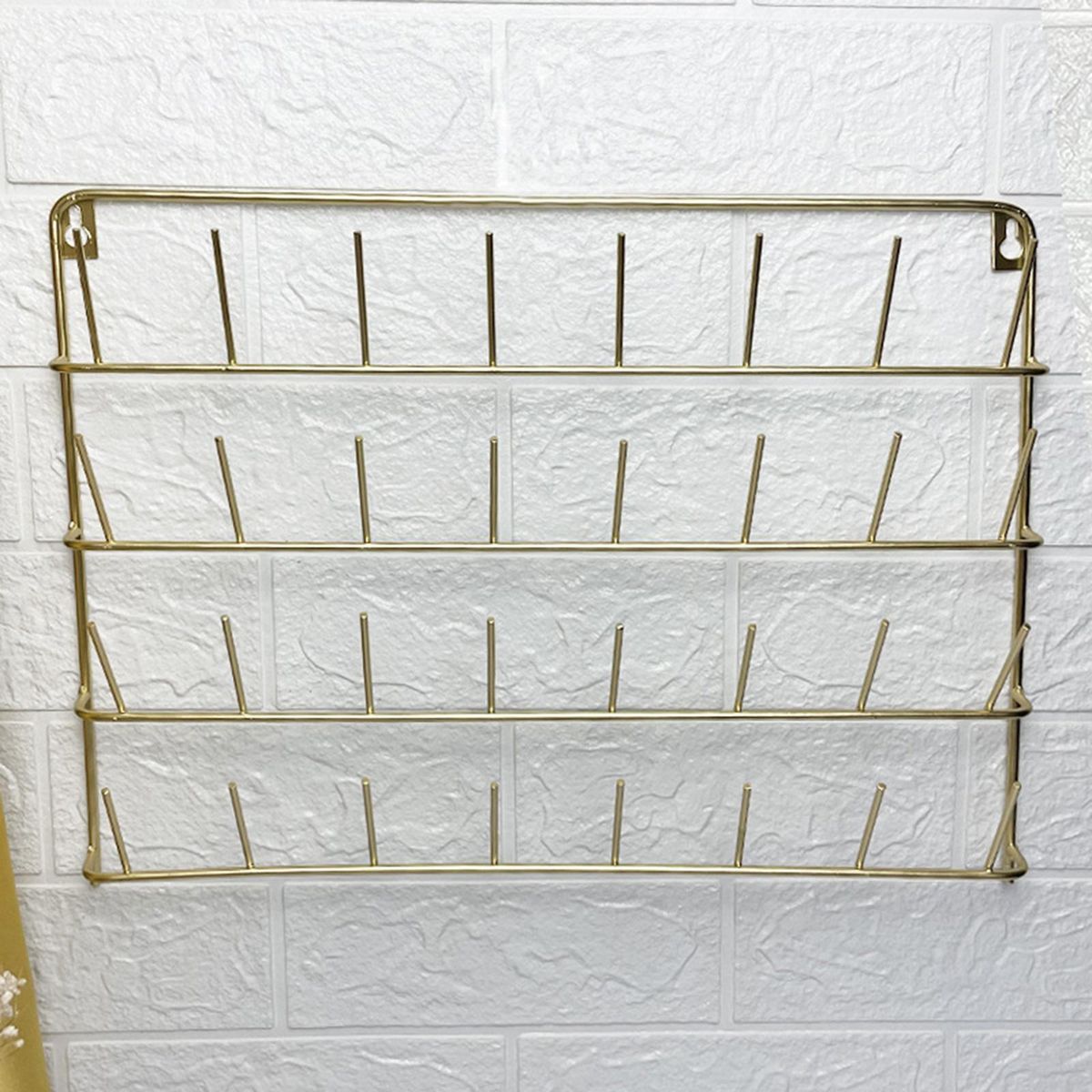 Metal Thread Rack 32 Spools Storage Accessories Organizer Cone Thread