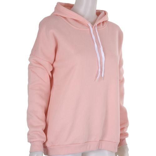 Autumn Winter Sweatshirts Women Solid Plain Long Sleeve