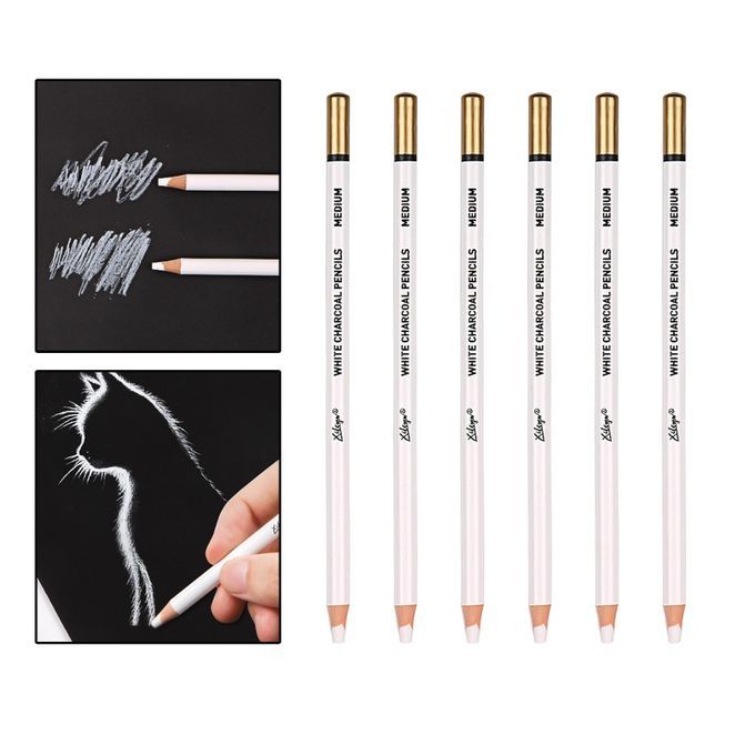 6 Pieces Pencils Shading Gelly Roll Drawing Drawing Set For