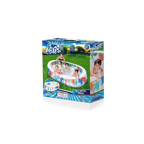 BESTWAY- ELLIPTIC PLAY POOL + Manual Pump