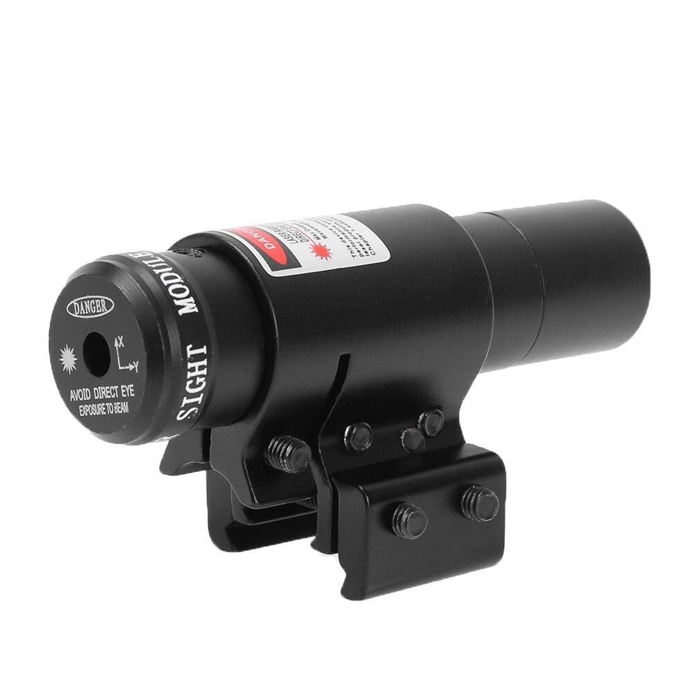 Tactical Red Green Dot Laser Sight Adjustable Collimator Laser Pointer Hunting Gun Accessory for 11mm 20mm Weaver Picatinny Rail