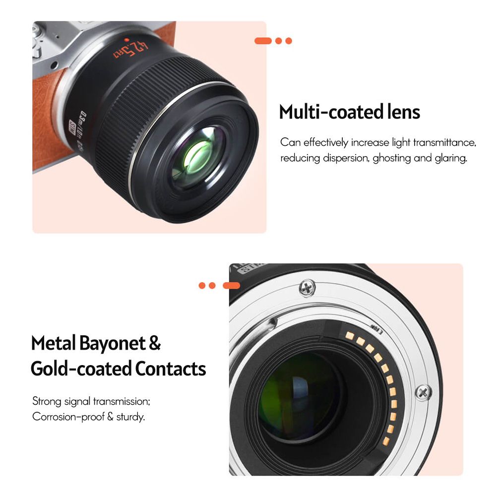 YN42.5mm F1.7M II M4/3 42.5mm Fixed Focus Camera
