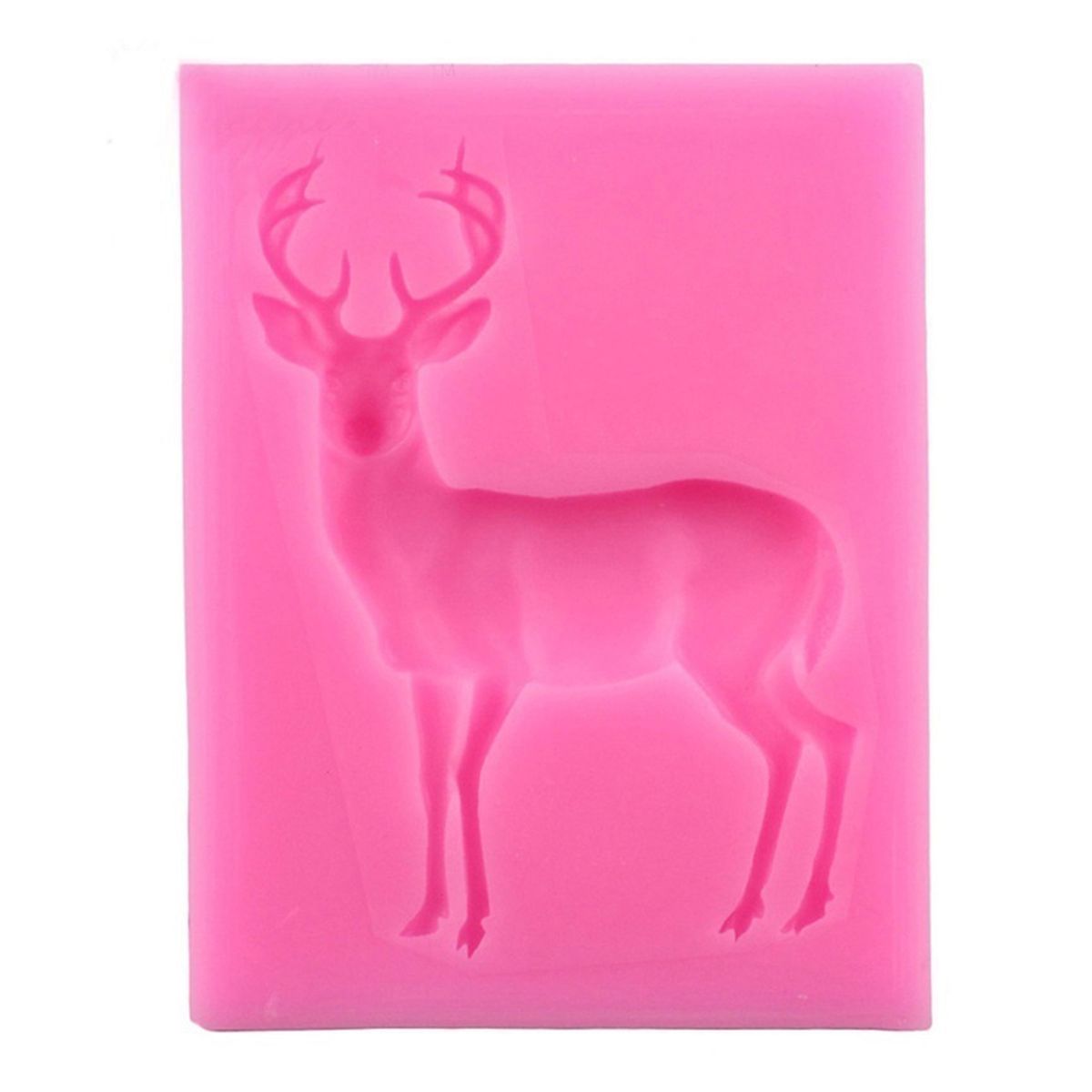Christmas Deer Silicone Fondant Mould Kitchen DIY Cake-