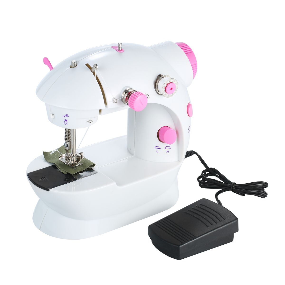 Mini Sewing Machine Adjustable 2-Speed Double Thread