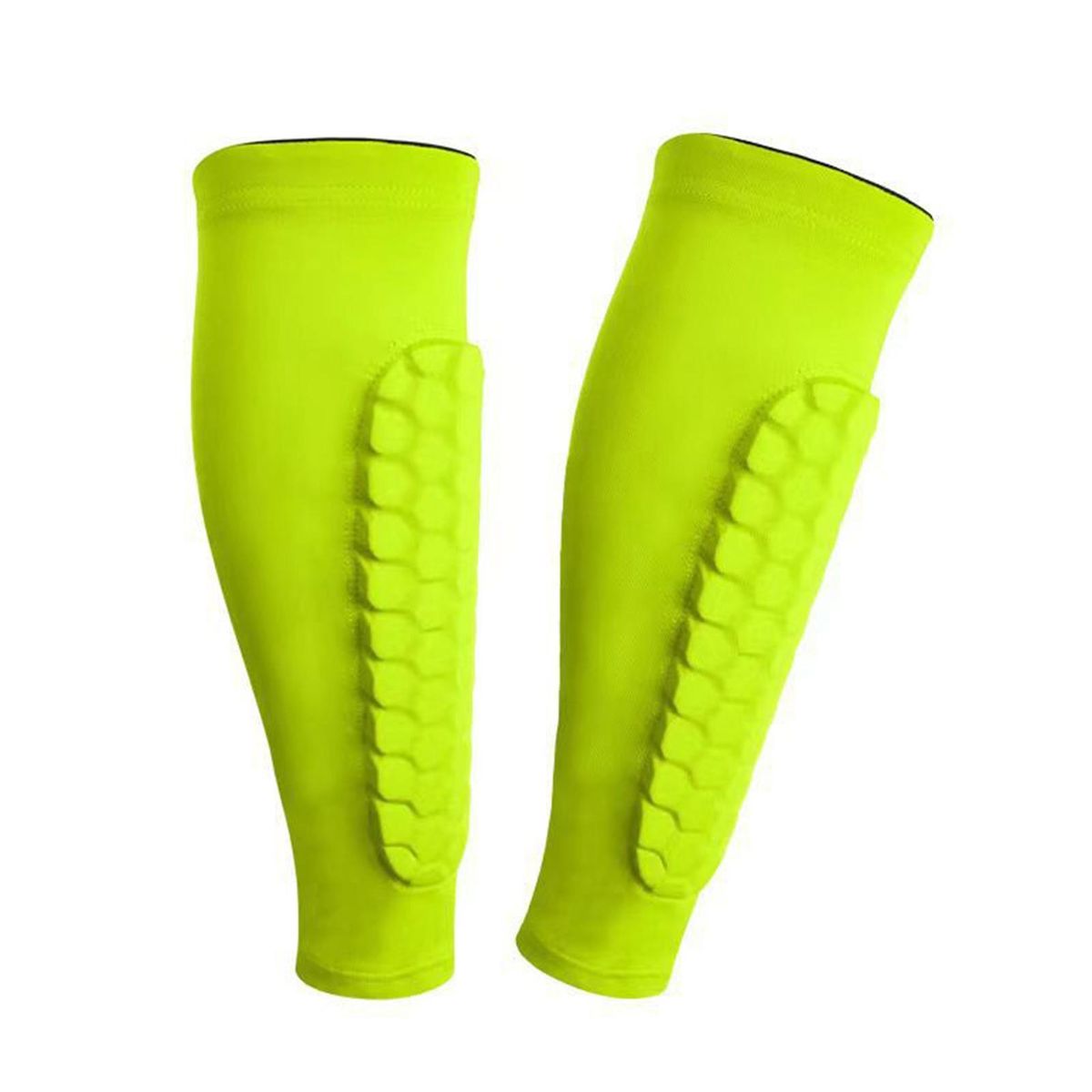 Pain Relief Shin Guards Advanced Soccer Shin Guards Impact for Adults Green