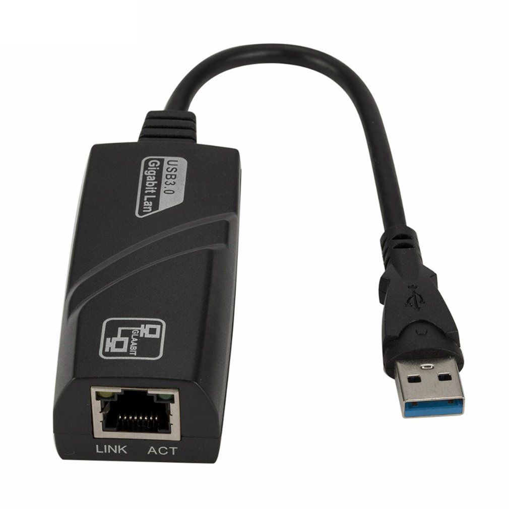 Wired Usb 3.0 To Gigabit Ethernet Plastic Rj45 Lan (10 100