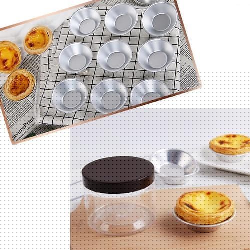 Anodized Aluminum Egg Tart Mold(12 PCS)