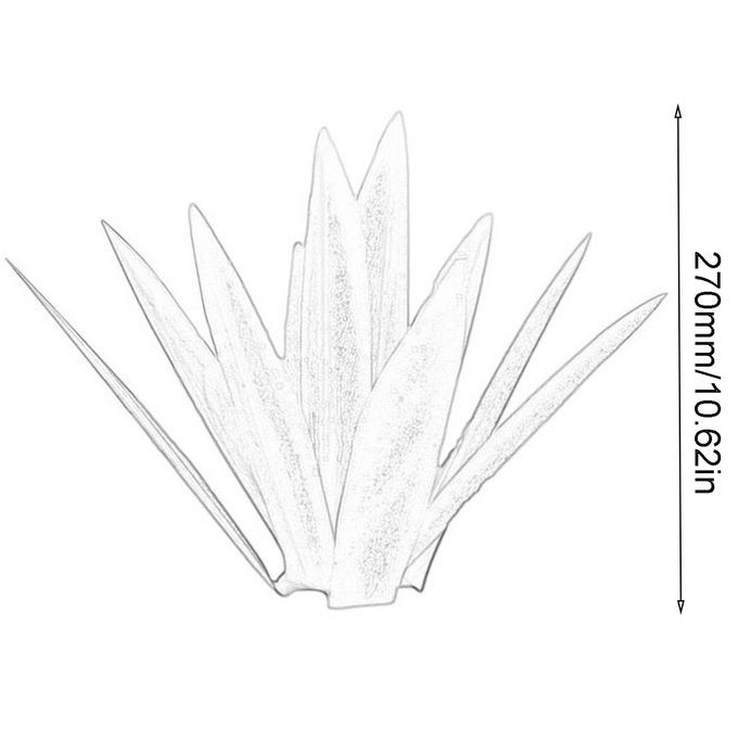 27 M Iron Art Tequila Plant Ornament DIY's De Oration  Reative Iron Ornament-wine Red