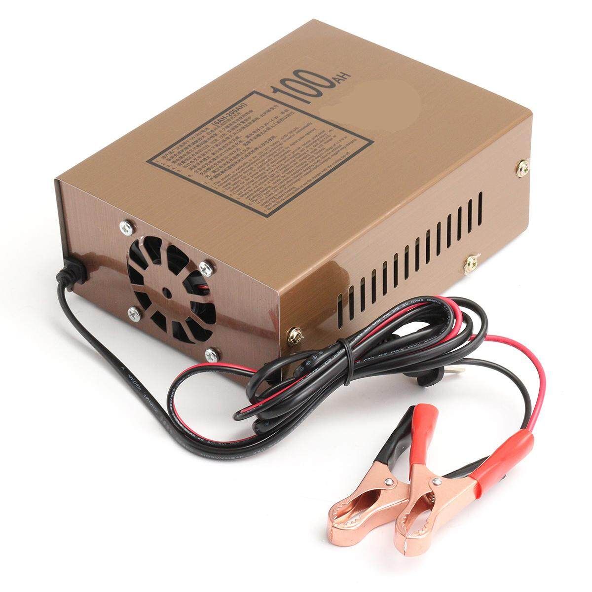 12V/24V 100AH Car Motorcycle Charger Intelligent Pulse Repair Smart