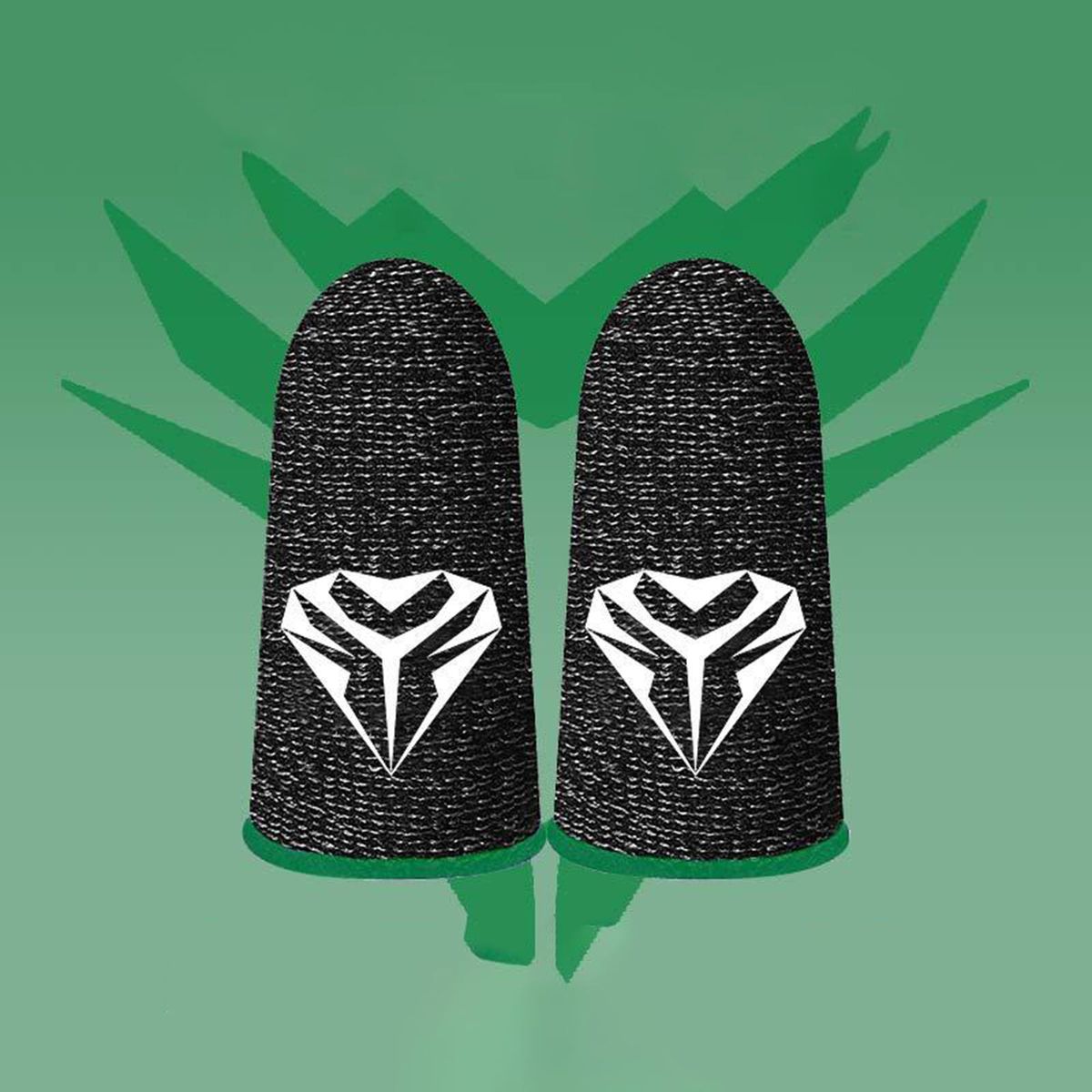 2Pcs Gaming Finger Sleeves, Thumb Sleeves, For Phone Game Game Green