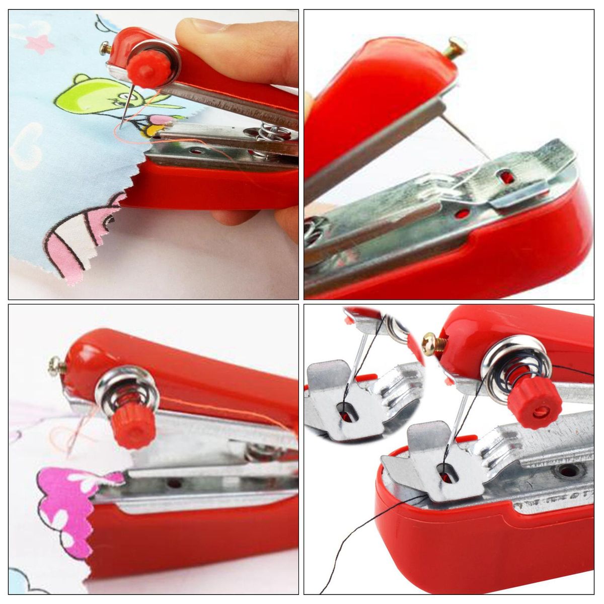 Mini Sewing Machine Cordless Handheld Stitch Tool Portable