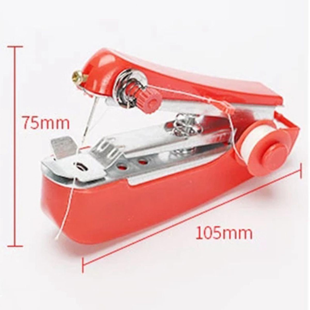 Mini Sewing Machine Cordless Handheld Stitch Tool Portable
