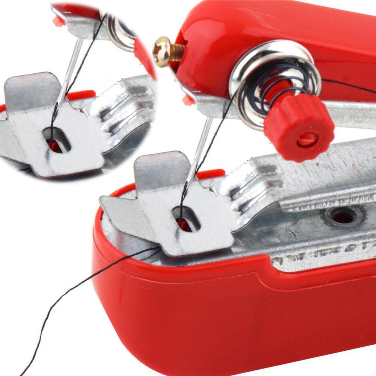 Mini Sewing Machine Cordless Handheld Stitch Tool Portable
