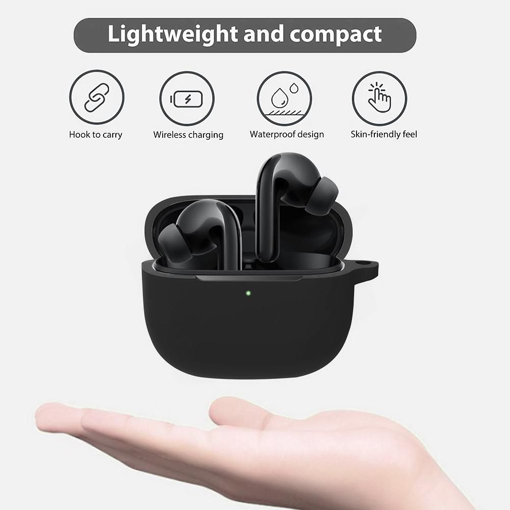 Silicone Earphone Case for Xiaomi Mi FlipBuds Pro Cover Anti-drop Shockproof Protector Shell for MI FlipBuds Pro Accessories
