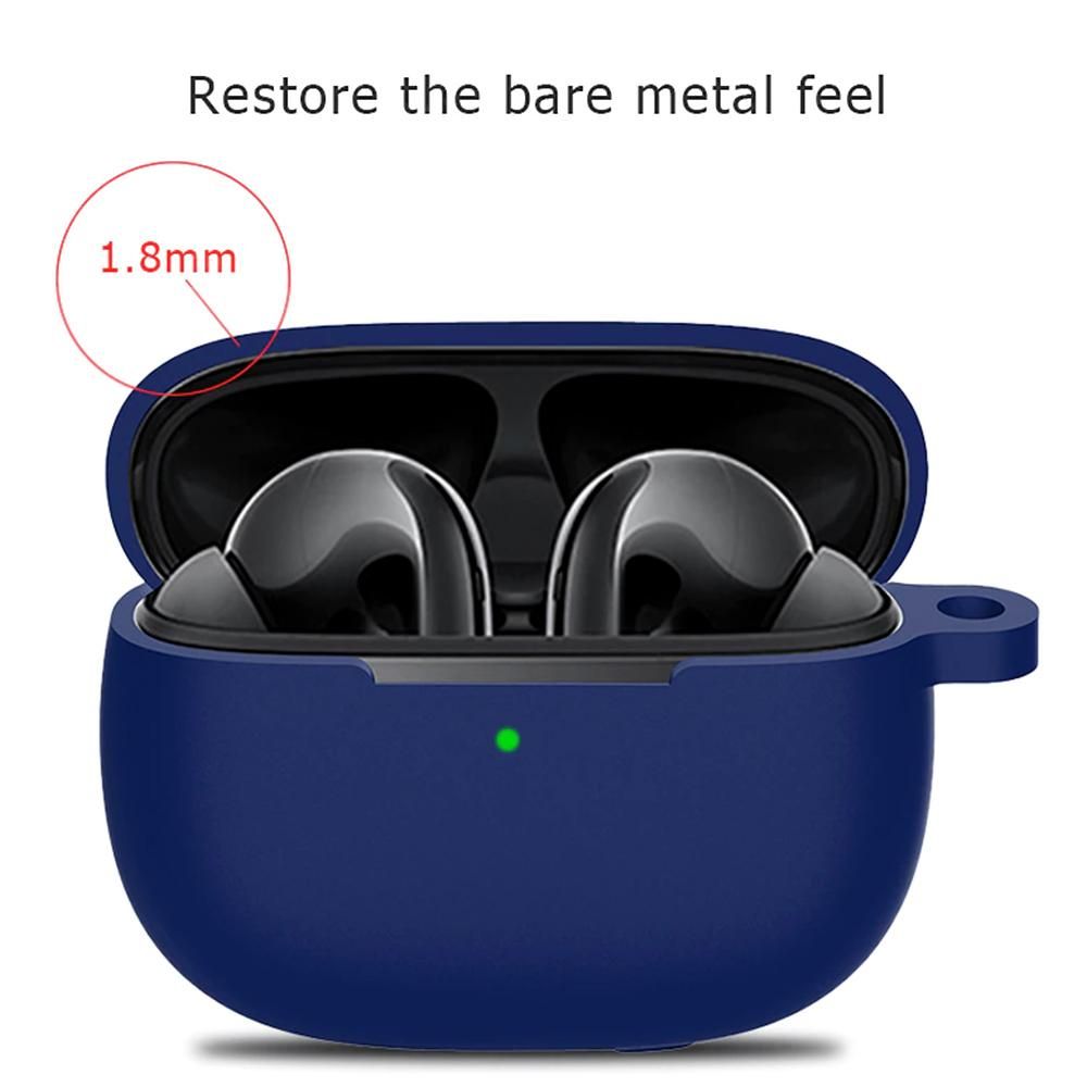 Silicone Earphone Case for Xiaomi Mi FlipBuds Pro Cover Anti-drop Shockproof Protector Shell for MI FlipBuds Pro Accessories
