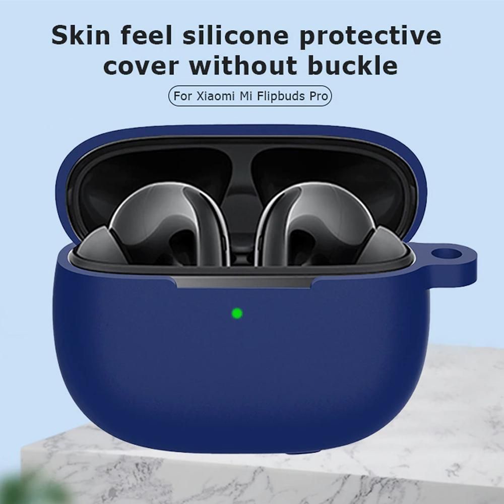 Silicone Earphone Case for Xiaomi Mi FlipBuds Pro Cover Anti-drop Shockproof Protector Shell for MI FlipBuds Pro Accessories