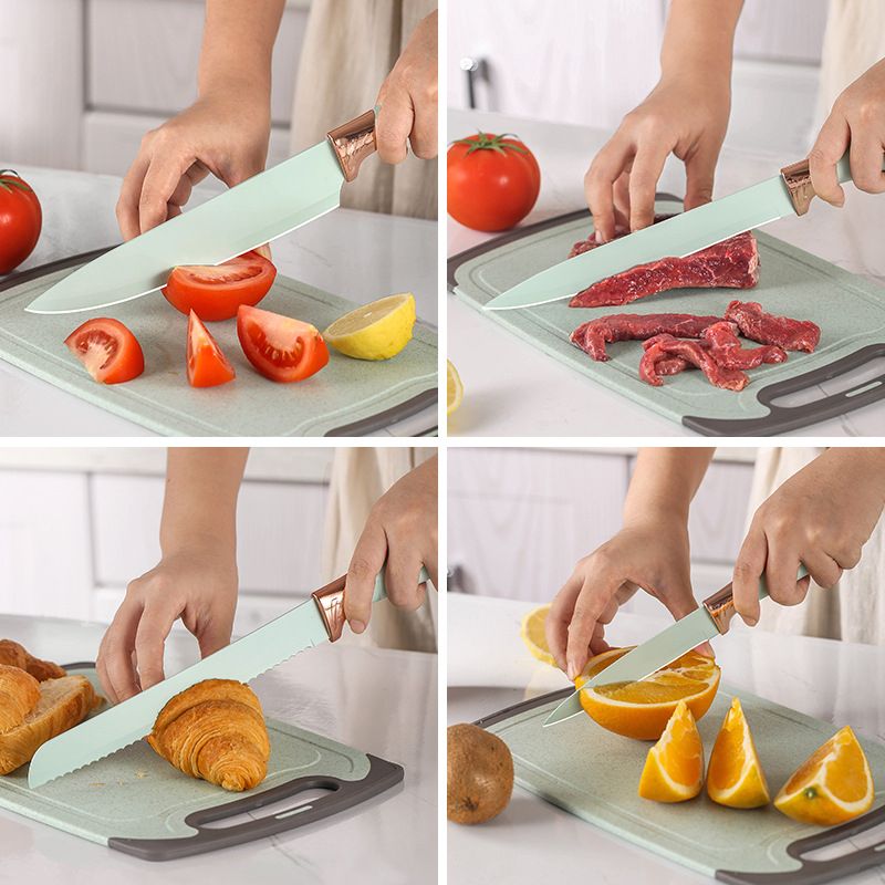 19pcs Of Silicone SpoonsAnd Quality Knife
