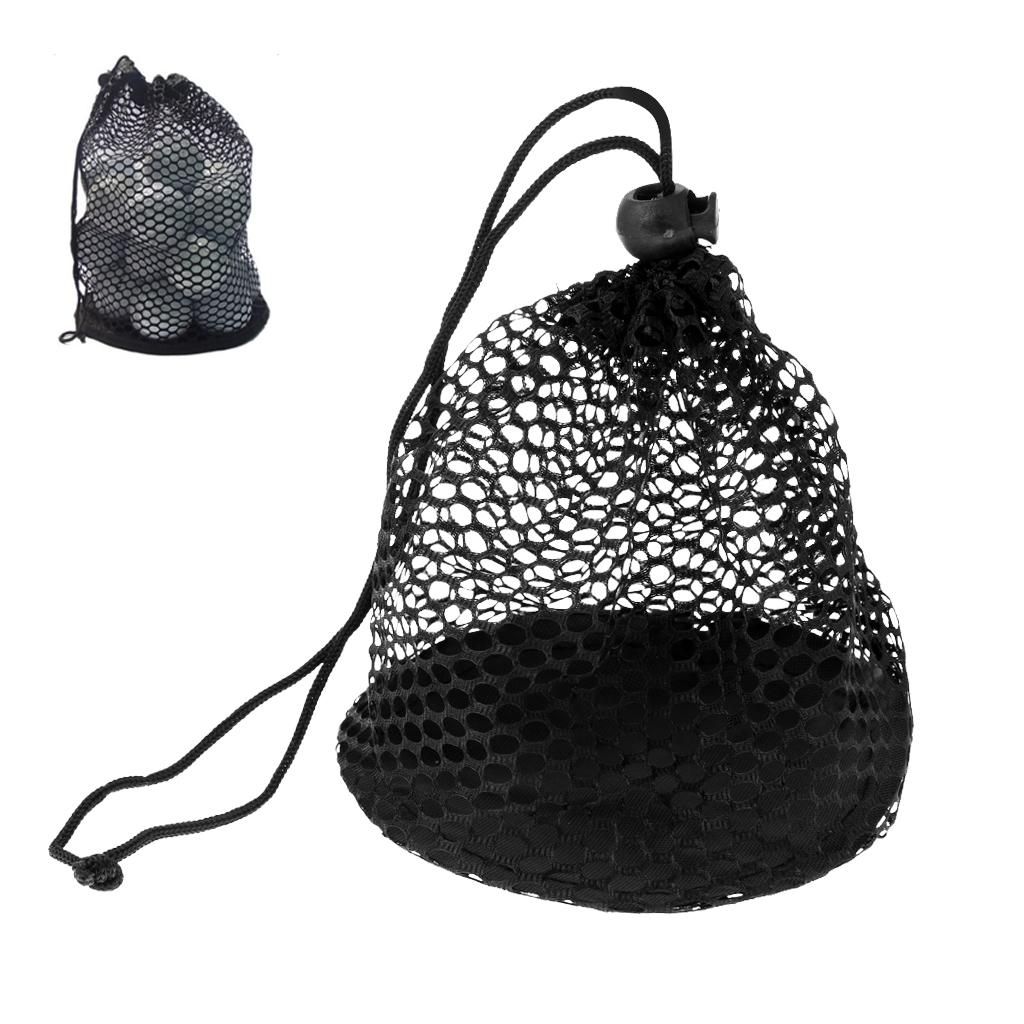 10Pcs Soft Foam Practice Training Golf Balls + Mesh Nets Golf 50 Balls
