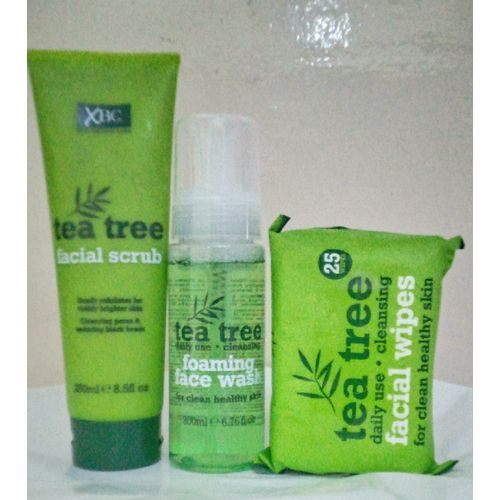 Cleansing Facial Scrub + Foaming Wash + Wipes Set