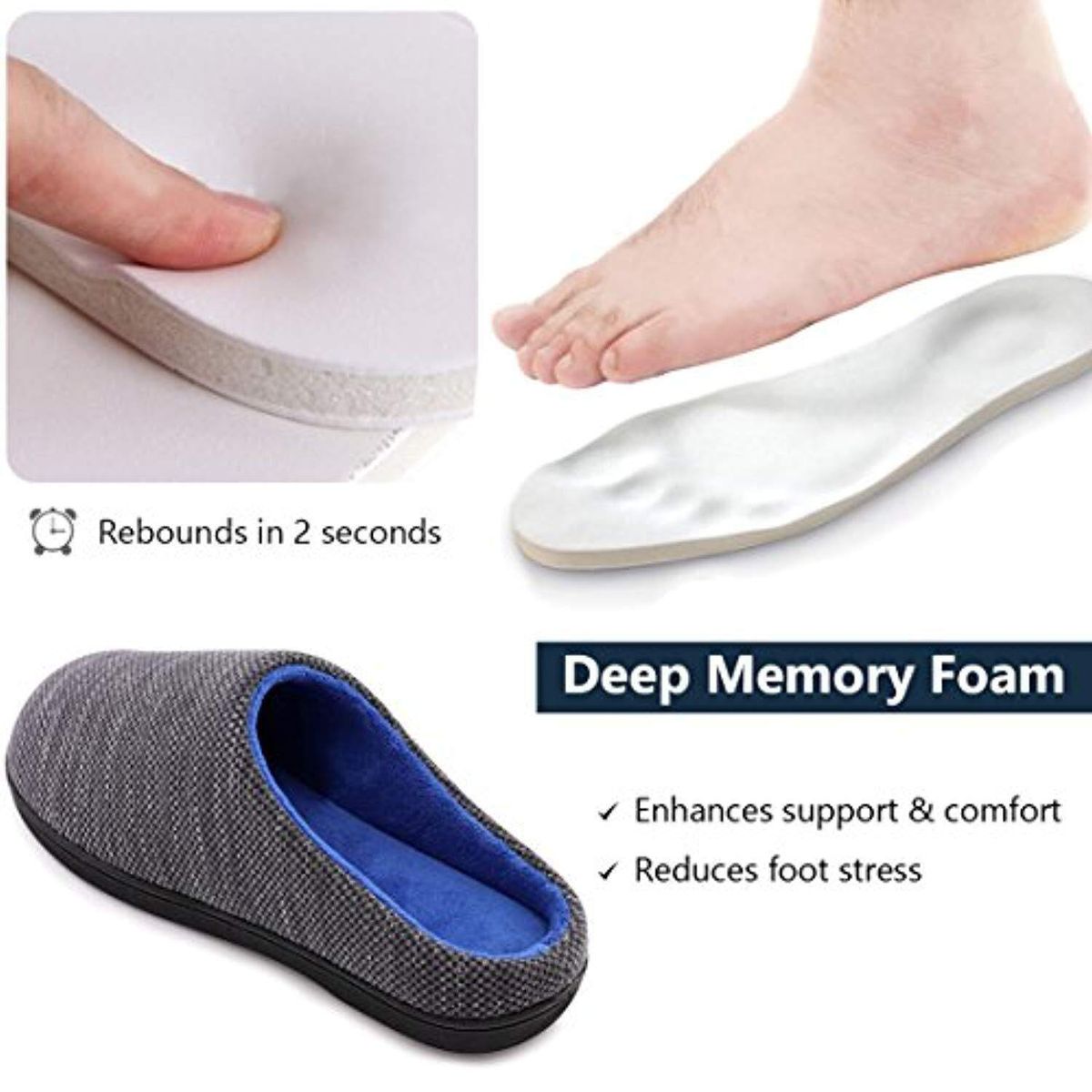 Customized Cross-border E-commerce Men And Women Memory Foam Tpr Slippers Coral Velvet Slippers EU:46
