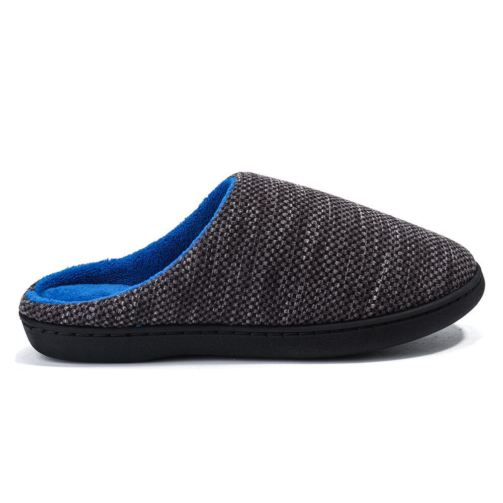 Customized Cross-border E-commerce Men And Women Memory Foam Tpr Slippers Coral Velvet Slippers EU:46