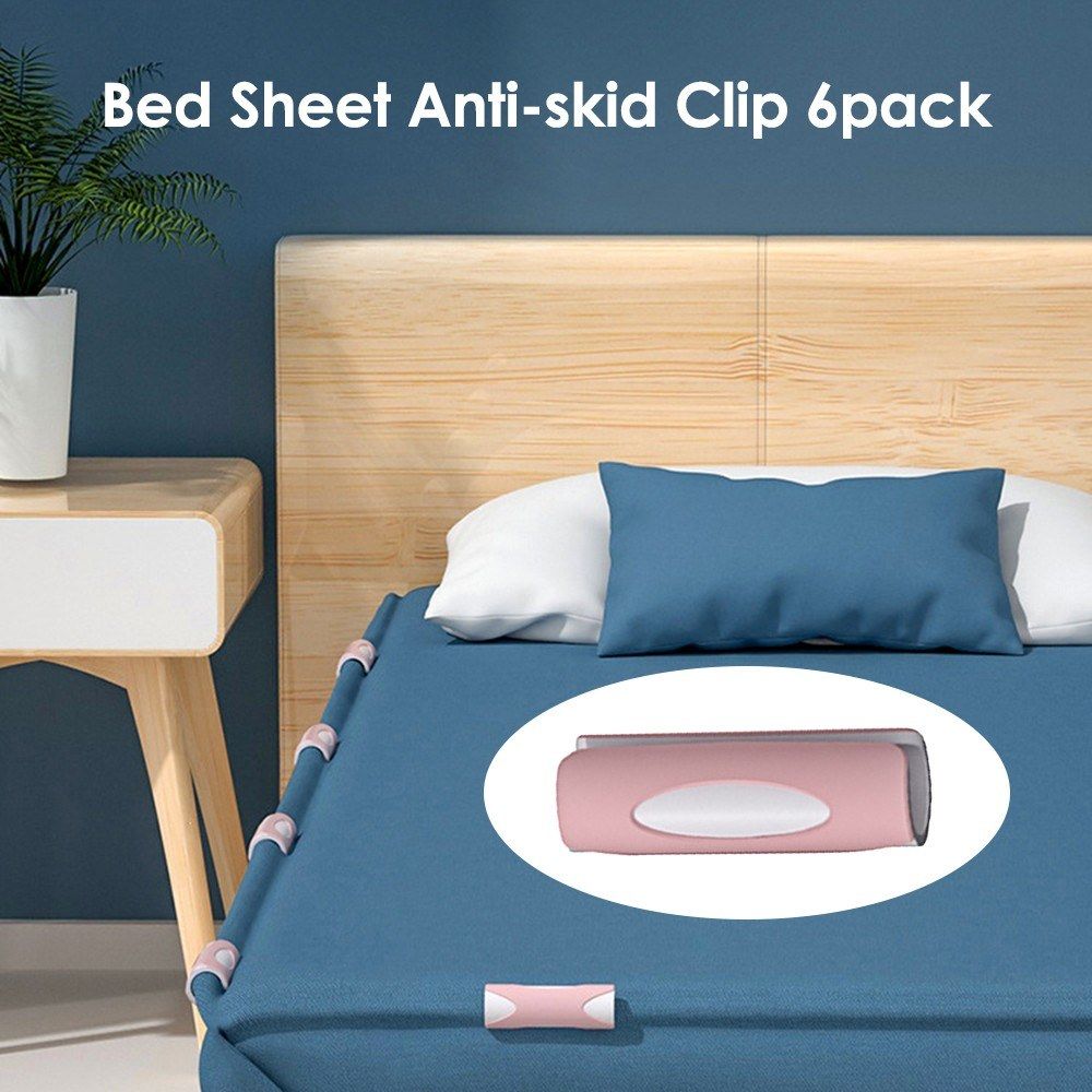 Bed Sheet Grippers Holders 6pack Multi-Functional Sheet