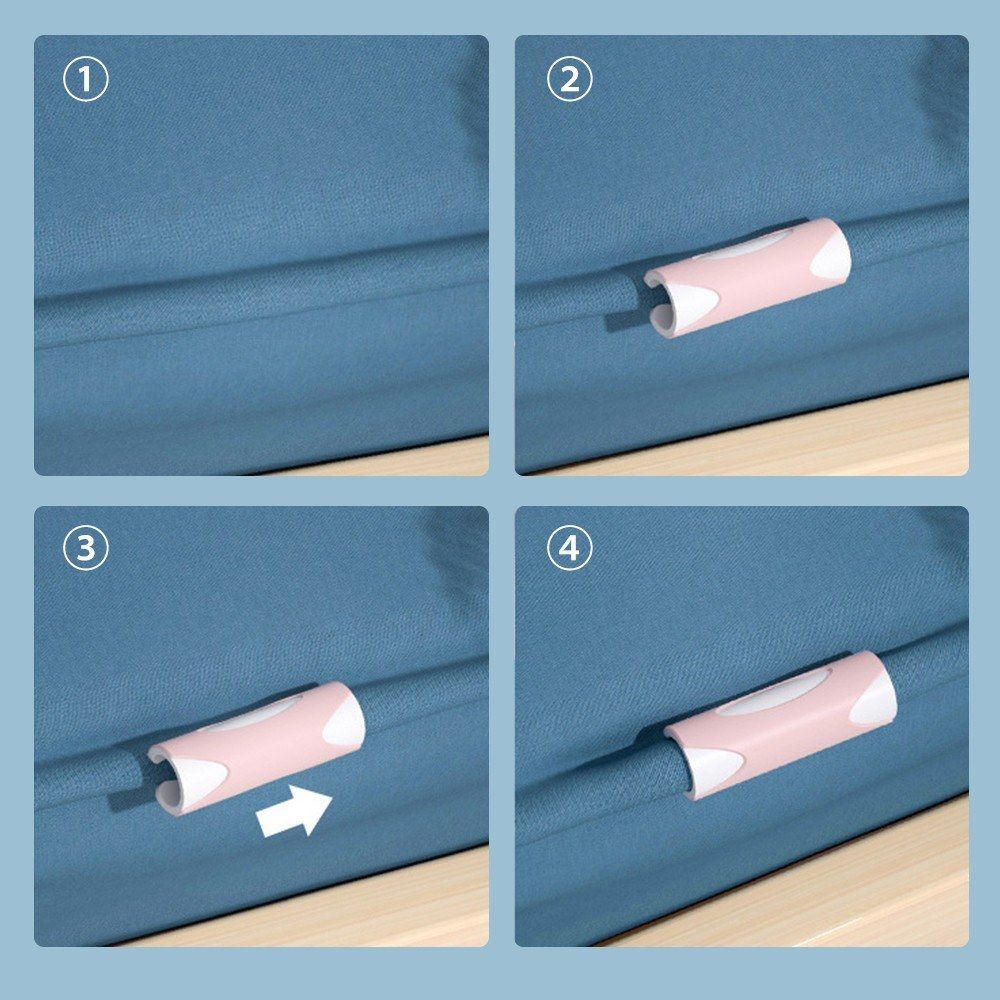 Bed Sheet Grippers Holders 6pack Multi-Functional Sheet