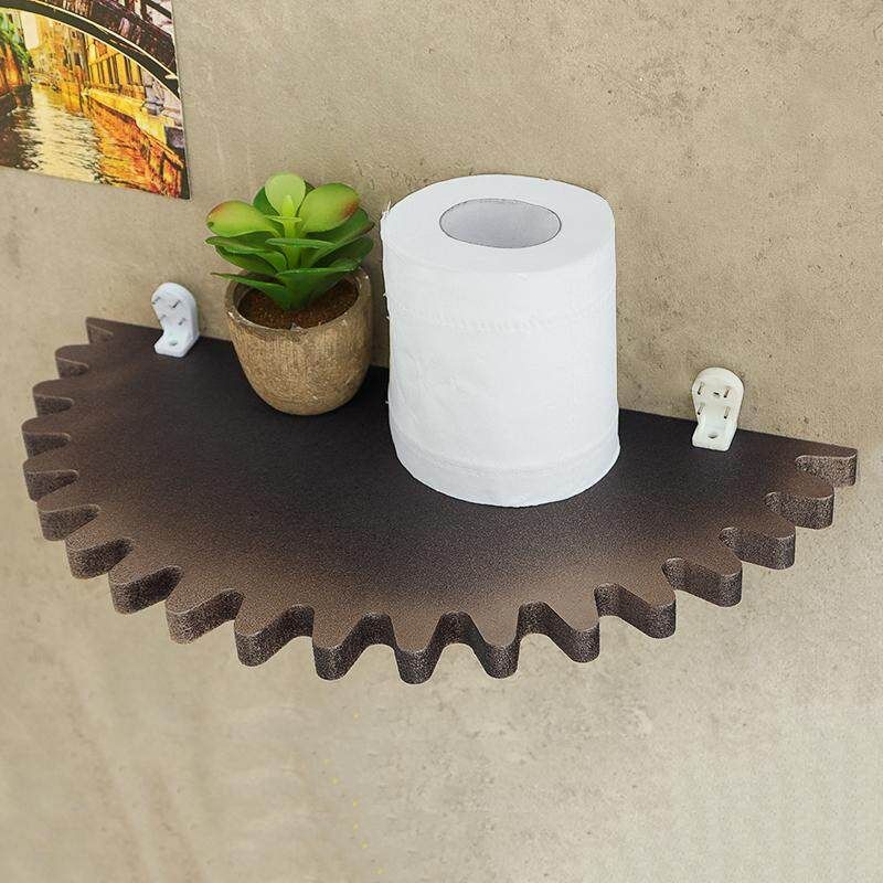 Vintage Display Storage Shelving Bookshelf Bracket Wooden Retro Wall Shelves