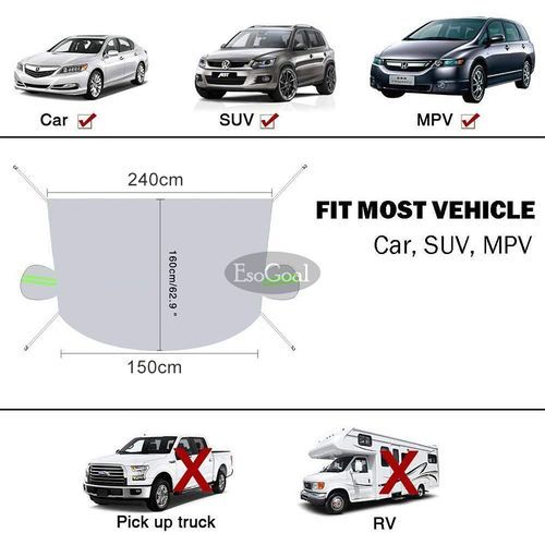 EsoGoal Sun Shade Cover For Cars Universal Windscreen