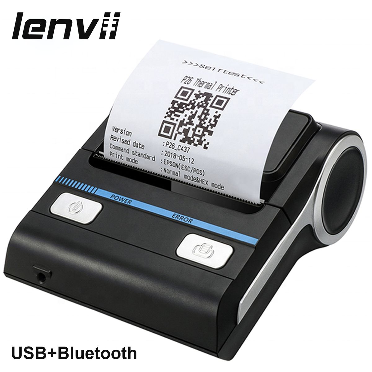 388B Portable Bluetooth Printer Receipt Printer Label Printer Can Be Connected To Mobile Phones, Suitable For Retail Stores, Courier Stations, Warehouses, Etc.