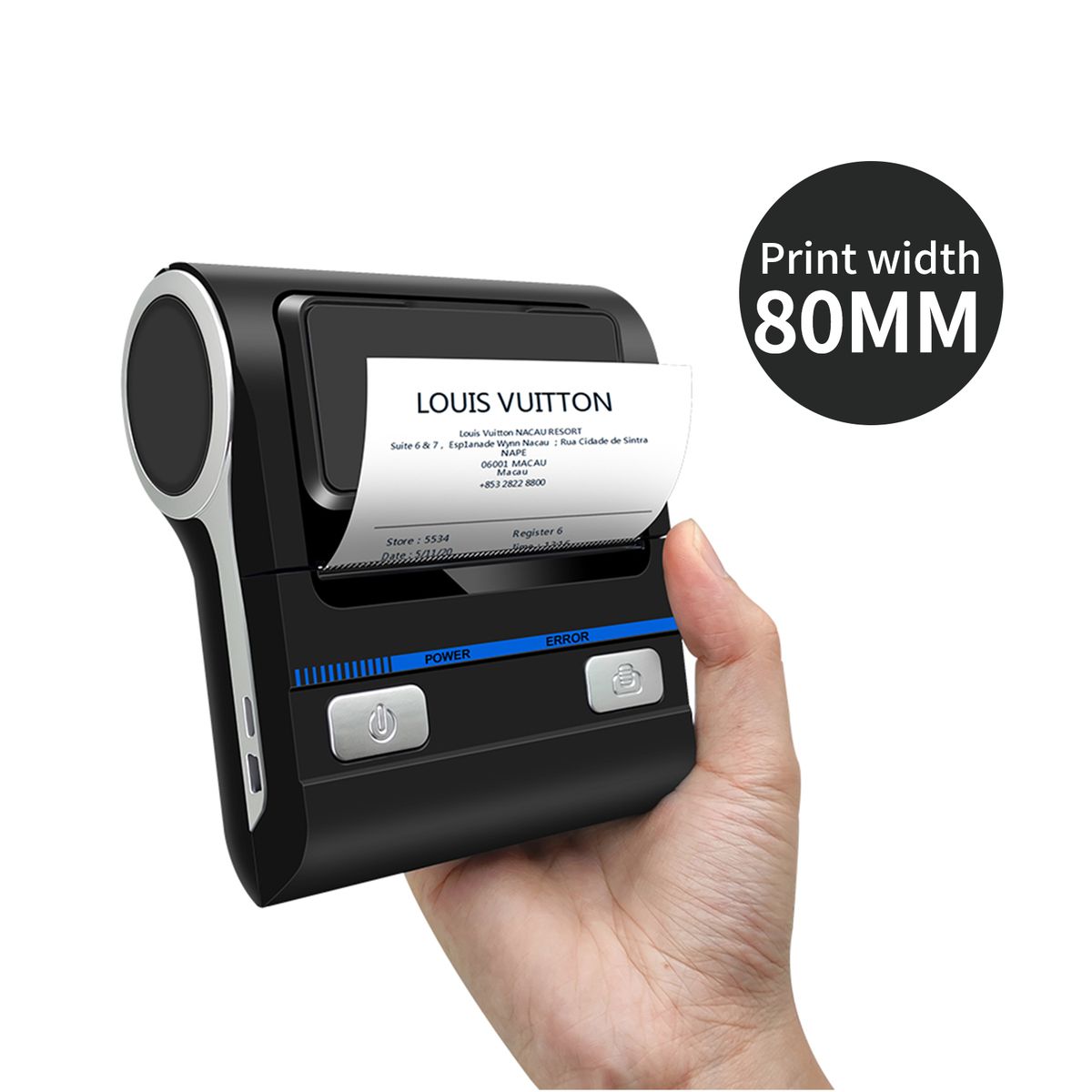 388B Portable Bluetooth Printer Receipt Printer Label Printer Can Be Connected To Mobile Phones, Suitable For Retail Stores, Courier Stations, Warehouses, Etc.