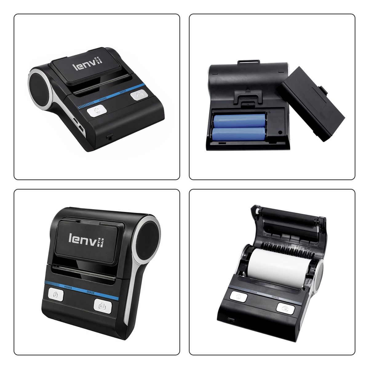 388B Portable Bluetooth Printer Receipt Printer Label Printer Can Be Connected To Mobile Phones, Suitable For Retail Stores, Courier Stations, Warehouses, Etc.