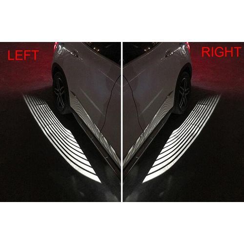 2Pcs Angle Wing Ghost Shadow Light Welcome Lamp Car LED Door Warning Light For Jeep Ford BMW Toyota Fit For Universal Car Light