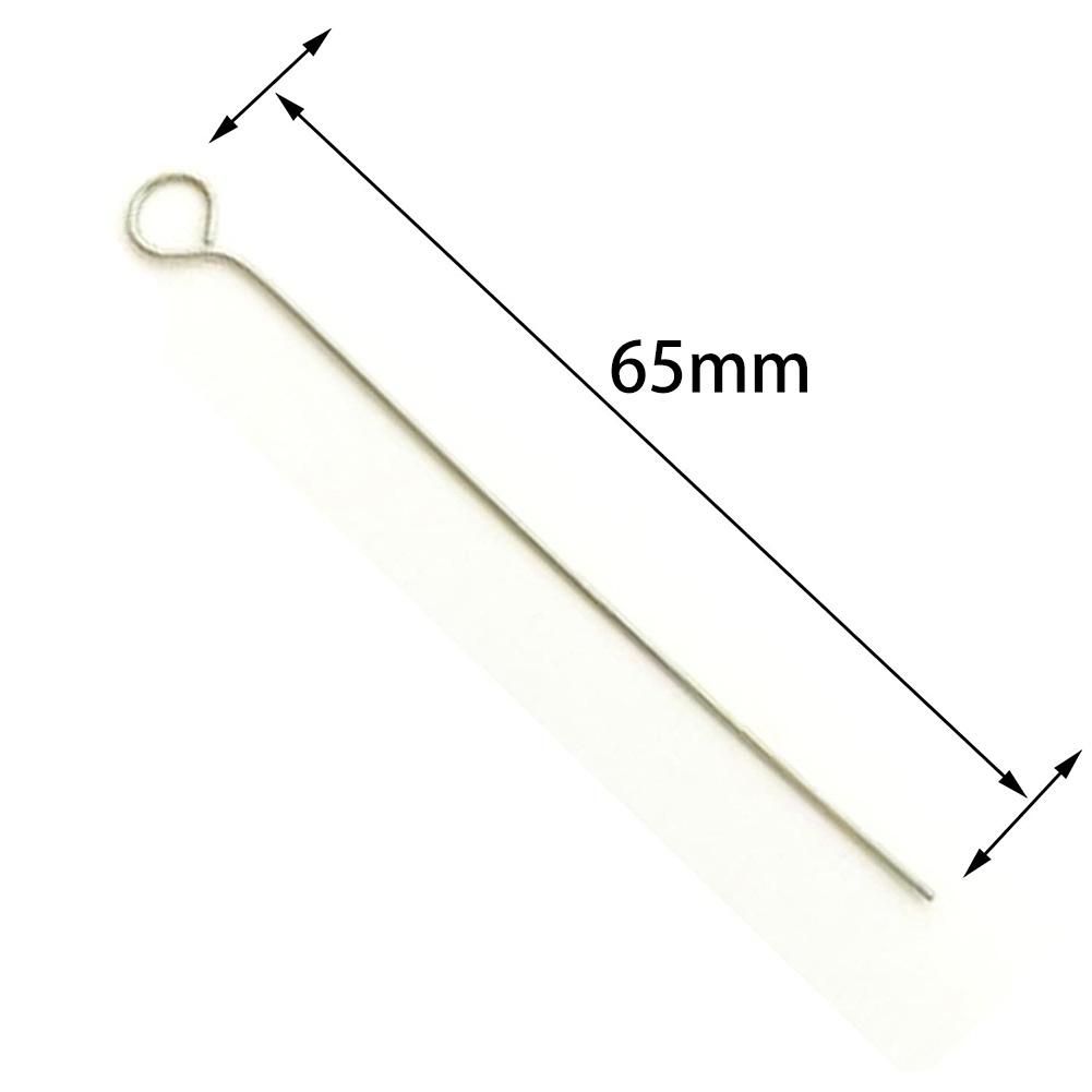 2PCS Reusable Inoculating Loop Holders with 50Pcs 10UL Nichrome  Tips Inoculation Loop for Lab