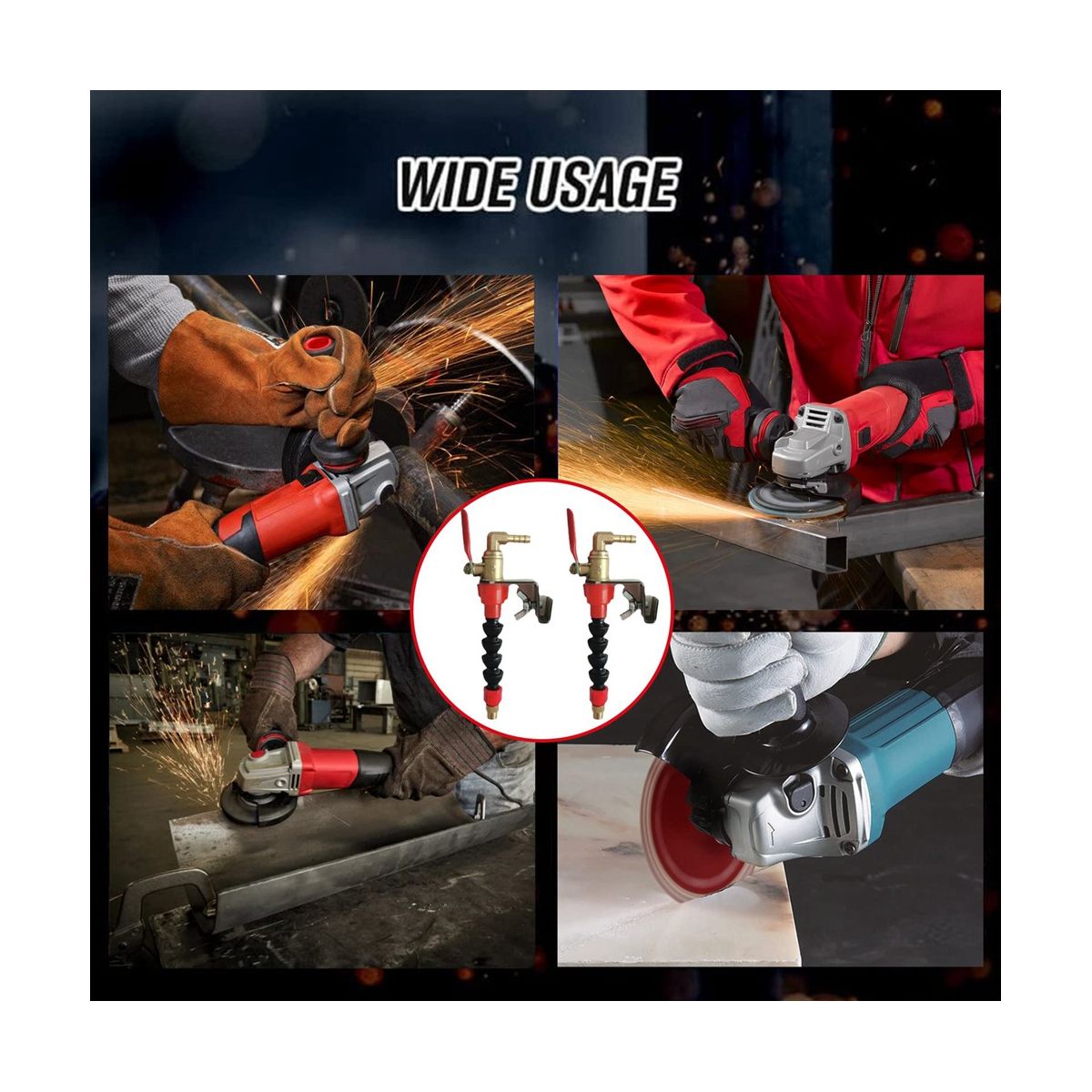 Cutting Machine Misting System Water Sprayer Dust Remover Water Sprayer for Marble Brick Tile Cutting Machine Grinder
