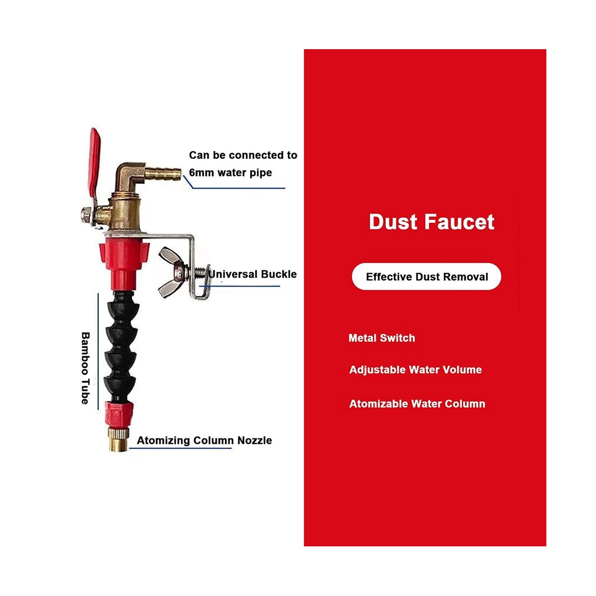 Cutting Machine Misting System Water Sprayer Dust Remover Water Sprayer for Marble Brick Tile Cutting Machine Grinder