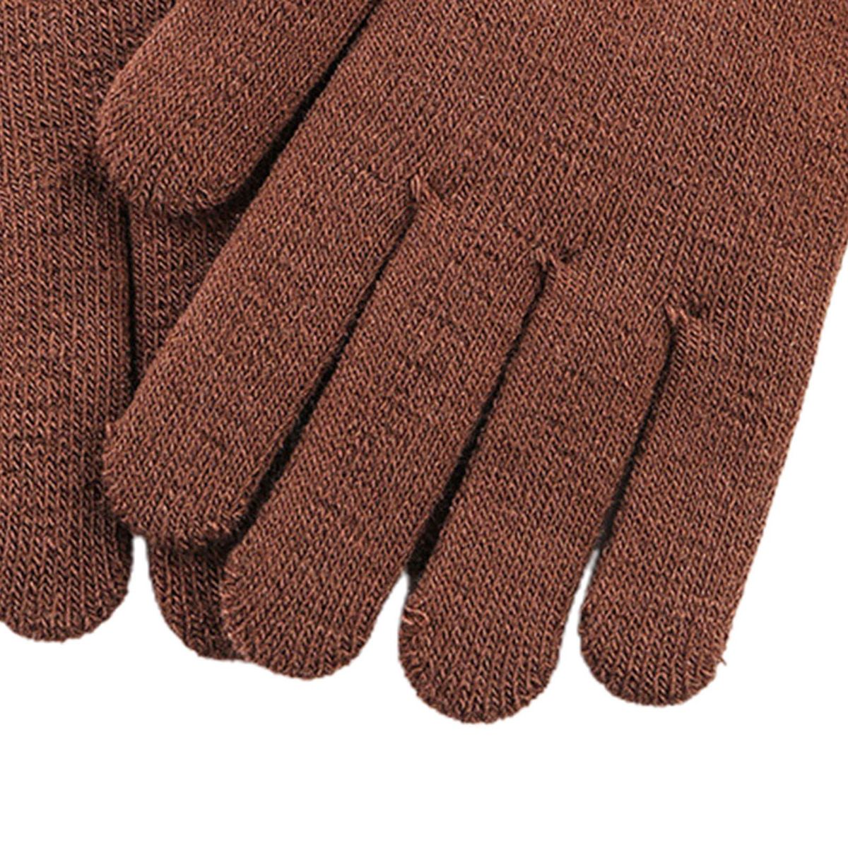 1 Pair Ridding Pure Color Women Winter Coffee