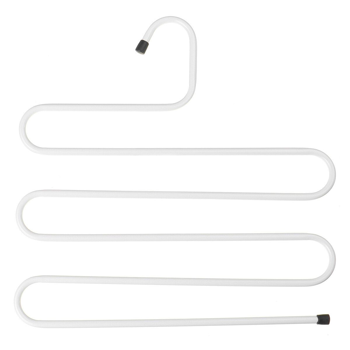 5 Layers S Shaped Pants Clothes Hanger Iron Trouser Closet Organizer Space Save Laundry Drying Tool 1/5/10pcs