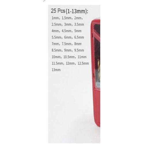 HSS DRILL BIT SET 1-13MM
