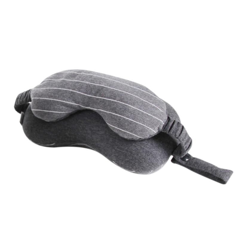 Business Neck Pillow & Eye Mask & Storage Bag with