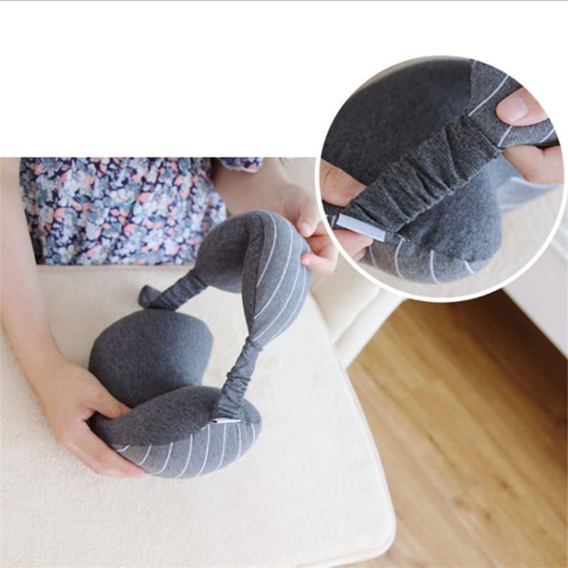 Business Neck Pillow & Eye Mask & Storage Bag with