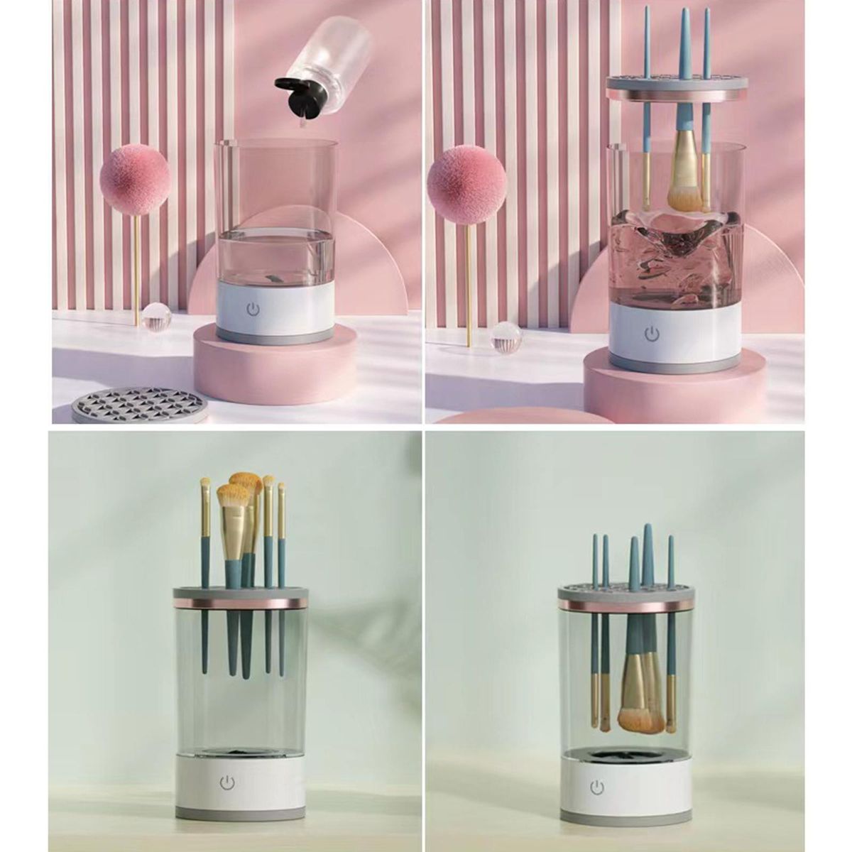 Professional Electric Makeup Brush Cleaner Machine Quick