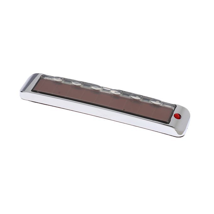 Car Solar Energy Flashing Light LED Strobe Warning Lamp Universal