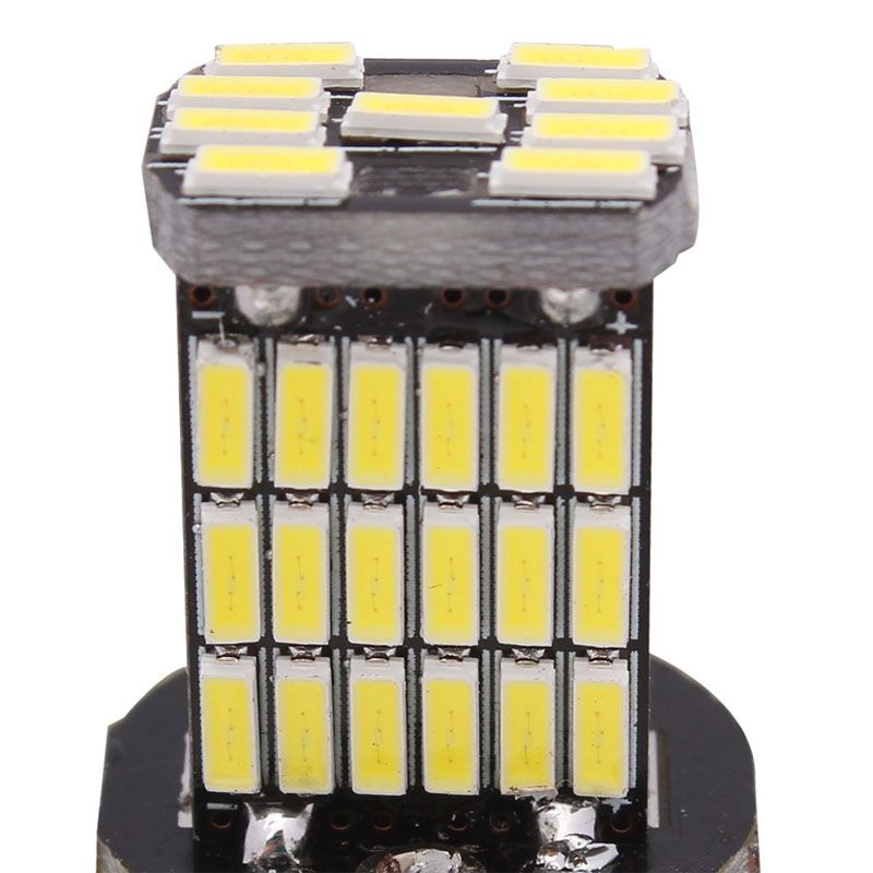 2 PCS 1157 9W 450LM White Light 45 LED 4014 SMD Car Brake Light Steering Light Bulb, DC 12V
