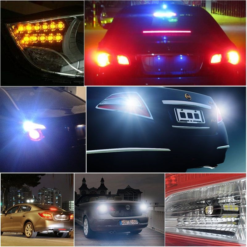 2 PCS 1157 9W 450LM White Light 45 LED 4014 SMD Car Brake Light Steering Light Bulb, DC 12V
