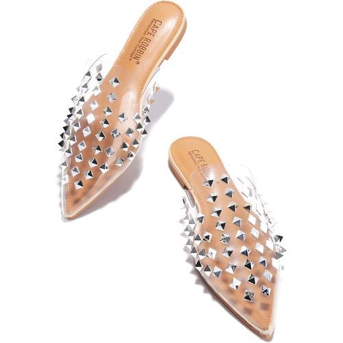 Cape Robbin Enny Flat Sandals Slides For Women, Womens Mules