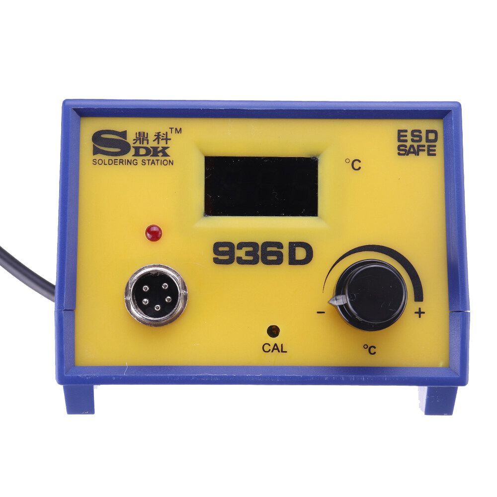 DINGKE 936D ESD Station LED Digital Solder Iron Desoldering Station BGA Rework Solder Station Removing Static Electricity Temperature Control Solder Station